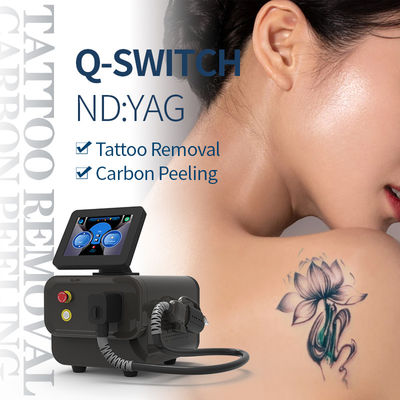 Q-Switched ND Yag Picosecond Laser Machine Απομάκρυνση τατουάζ Απομάκρυνση χρωστικής ρύπανσης