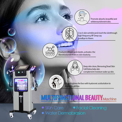 Παγωτό Μπλε Rf Οξυγόνο Νερό Peeling Hydra Dermabrasion Μηχανή προσώπου