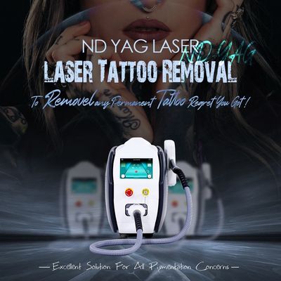 Μηχανή αφαίρεσης τατουάζ με λέιζερ ND YAG Q Switch Laser Pigment Removal